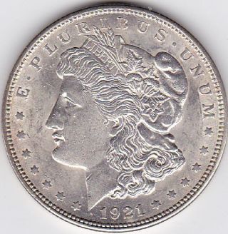 1921 Uncirc Morgan Silver Dollar photo