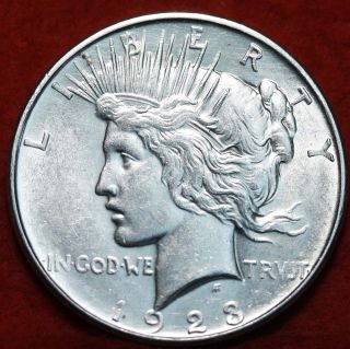 Uncirculated 1923 - D Silver Peace Dollar photo