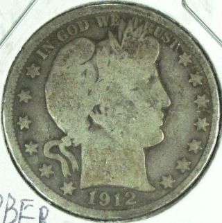 1908 D Barber Half Dollar photo