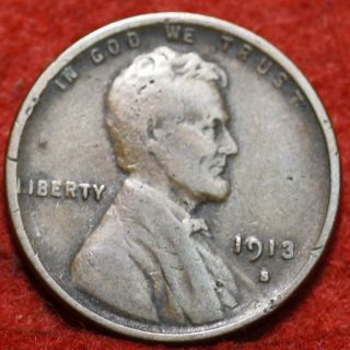 1913 - S Lincoln Wheat Cent photo