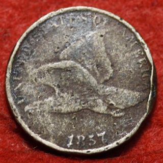1857 Flying Eagle Cent S/h photo