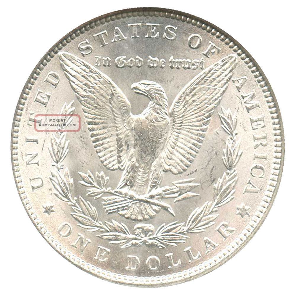 1887 $1 Ngc Ms64 Morgan Silver Dollar