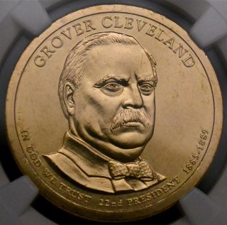 2012 P $1 Grover Cleveland 1st Term Ngc Ms66 photo