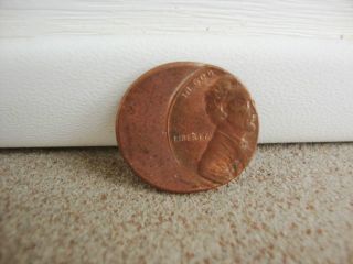 Error Lincoln Penny Cent Misstamped Off Center photo