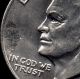 1973 Ike Dollar Error Struck Thru Grease Obverse K - 8 To K - 9 Top Of In Coins: US photo 1