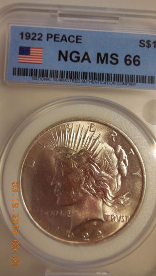 1922 P Peace Dollar - Rare Gem Outstanding - - Compare To Others - photo