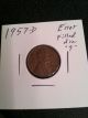 Error Coin 1957 - D Us Cent Filled Die In The 9 In The Date Coins: US photo 3