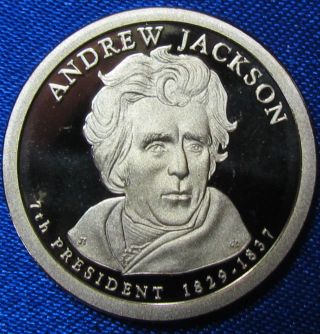 Proof 2008 - S Andrew Jackson Presidential Dollar - photo