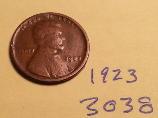 1923 Lincoln Cent Fine Detail Great Coin (3038) Wheat Back Penny Check Out Store photo