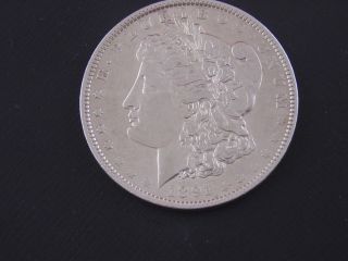 Us Morgan Silver Dollar,  1891 - O photo