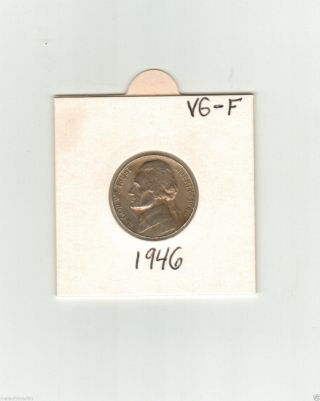 1946 5c Jefferson Nickel photo
