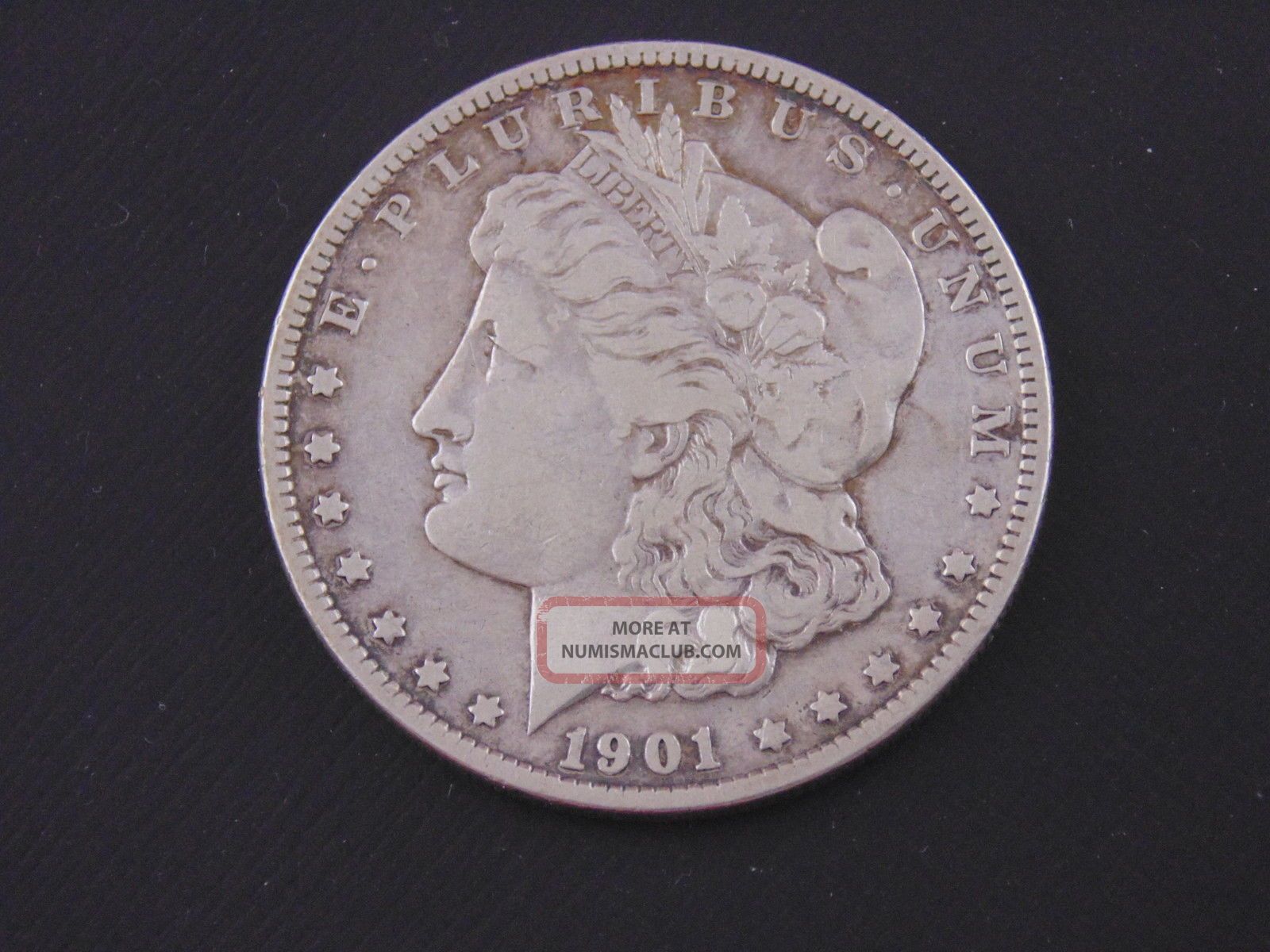 Us Morgan Silver Dollar, 1901 - O (detail)