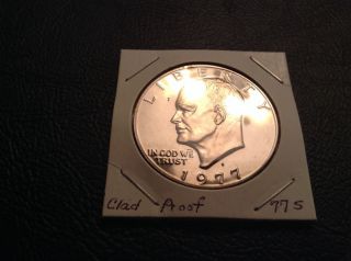 1977 S Clad Proof Eisenhower Dollar photo