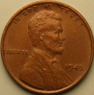 1945 P Lincoln Wheat Penny,  Ae 234 photo