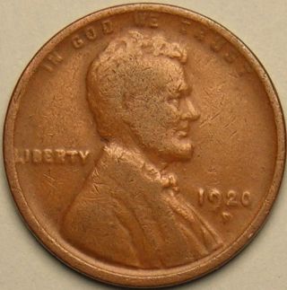 1920 D Lincoln Wheat Penny,  Ac 678 photo