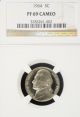 1964 Jefferson Ngc Pf 69 Cameo.  Intense Cameo+ Devices Bordering On Ultra Cameo Nickels photo 1