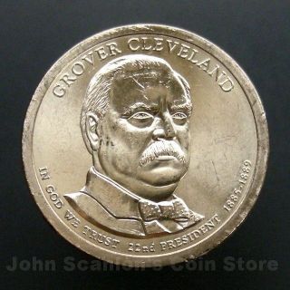 2012 - P Grover Cleveland First Term Presidential Dollar - Choice Bu photo