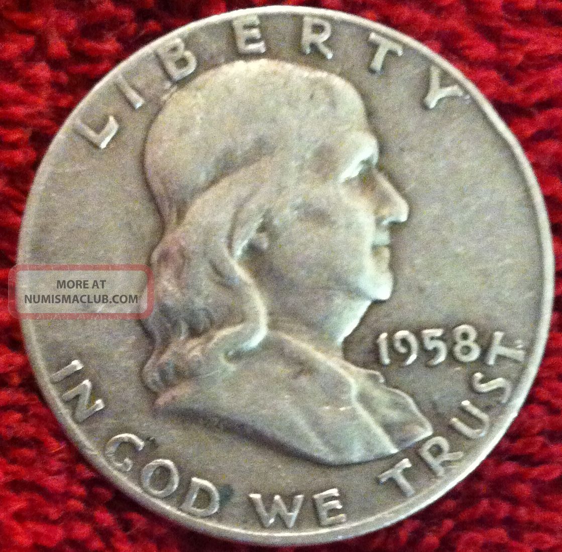Franklin Half Dollar 1958d