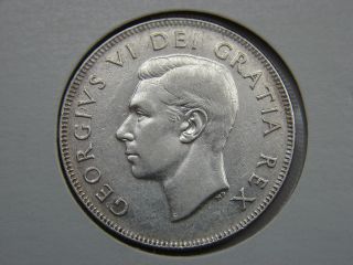 1950 Canada 50 Cent.  800 Silver Full Design photo