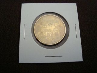 Grey Cup Football Centennial 2012 Canada Htf Low Loonie Dollar Coin Circ photo