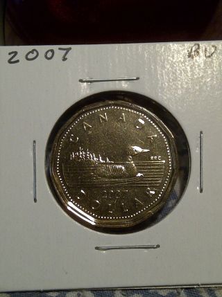 2007 - 1 Dollar Loonie Canadian Coin - Pr photo