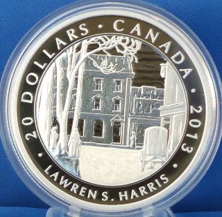 2013 $20 Fine Silver Harris Toronto Winter Street Morning 4 In Group Of 7 Series photo