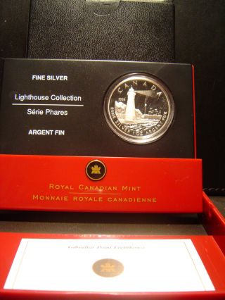 2005 Canada $20 Silver Proof Coin: Toronto Island Gibralter Lighthouse 99.  99% photo