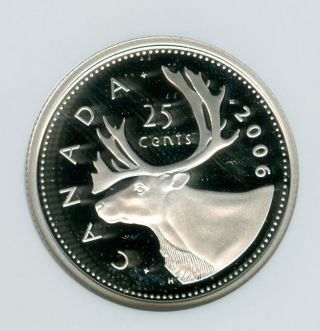 2006 Canada Silver 25 Cents Ngc Pr - 69 Ultra Heavy Cameo photo
