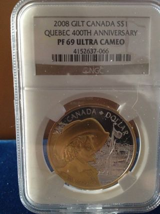 Canada Silver Dollar Proof 2008 