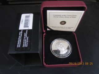 Ultra - High Relief Sterling Silver Coin - H.  R.  H.  Prince Henry Of Wales - 2011 photo