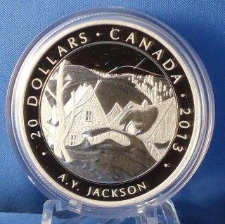 Canada 2013 A Y Jackson Saint - Tite - Des - Caps 1 Oz Silver $20 Proof F Group Of 7 photo