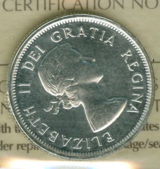1962 Canada Silver 25 Cents Top Grade Prooflike Grade Pl. photo