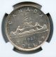 1947 Ngc Ms63 Canada Silver $1 Dollar Maple Leaf Doubled 