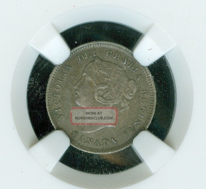 1896 Canada 5 Cents Ngc Xf45 Pq Detail