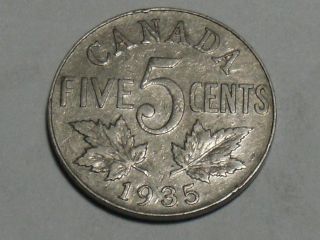 1935 Canadian Nickel 2962 photo