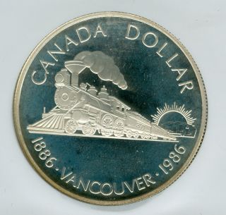 1986 Canada Vancouver $1 Silver Dollar Ngc Pr69 Ultra Heavy Cameo photo