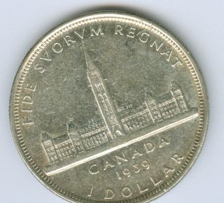 1939 Canada Silver Dollar Au. photo