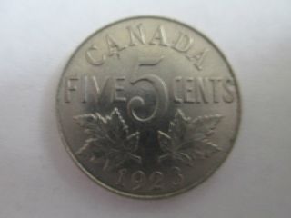 1923 Five Cent Canada photo