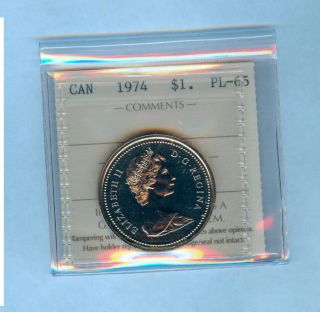 1974 Canada $1 Winnipeg Coin photo