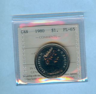 1980 Canada $1 Voyageur Coin photo