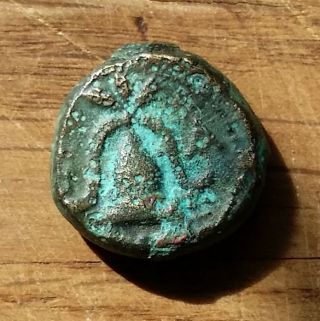 Bronze Prutah Coin - Roman Provincial - King Herod? photo
