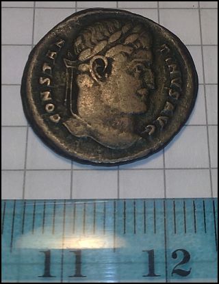 Constantine I - Sarmatia De Victa Commemorative Xf,  Metaldetector Find photo