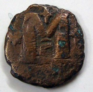 Coin Byzantium Follis Justin I.  Antioxia 527 Bc N3.  5 photo