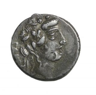 C.  Vibius C.  F.  C.  N.  Pansa 48 Bc Ar Denarius Moneyer Ancient Roman Republic Coin photo