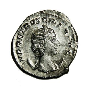Scarce Herennia Etruscilla Ar Antoninianus 249 - 251 Ad 250 Ad Rome Vf Roman Coin photo