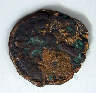 Coin Byzantium Follis Justin I.  Constantinople 518 - 527 Ad Bc 9 - 16 photo