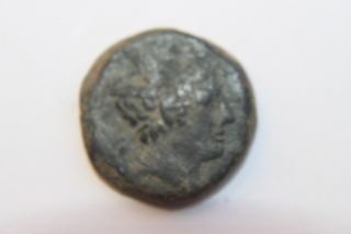 Ancient Roman Republic Bronze Coin 2nd Century Bc photo