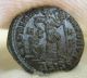 Ancient Rome Valentinian Ae3 Gloria Captive Chi Rho Siscia Ef Scarce Coins: Ancient photo 1