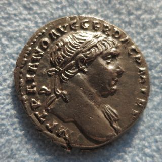 Ancient Rome Denarius Trajan Aequitas Xf - Ef photo