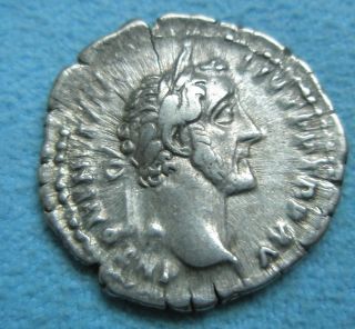 Ancient Rome Denarius Antoninus Pius Vesta Good F photo
